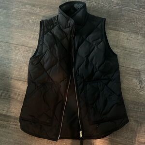 EUC jcrew puffer vest sz XS